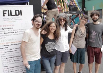 Santiago Kahn, Dafne Pidemunt, Dani Nandez, Natalia Ortíz Maldonado y Gonzalo Miranda